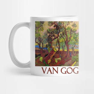 The Garden of the Asylum in Saint Remy by Vincent van Gogh Mug